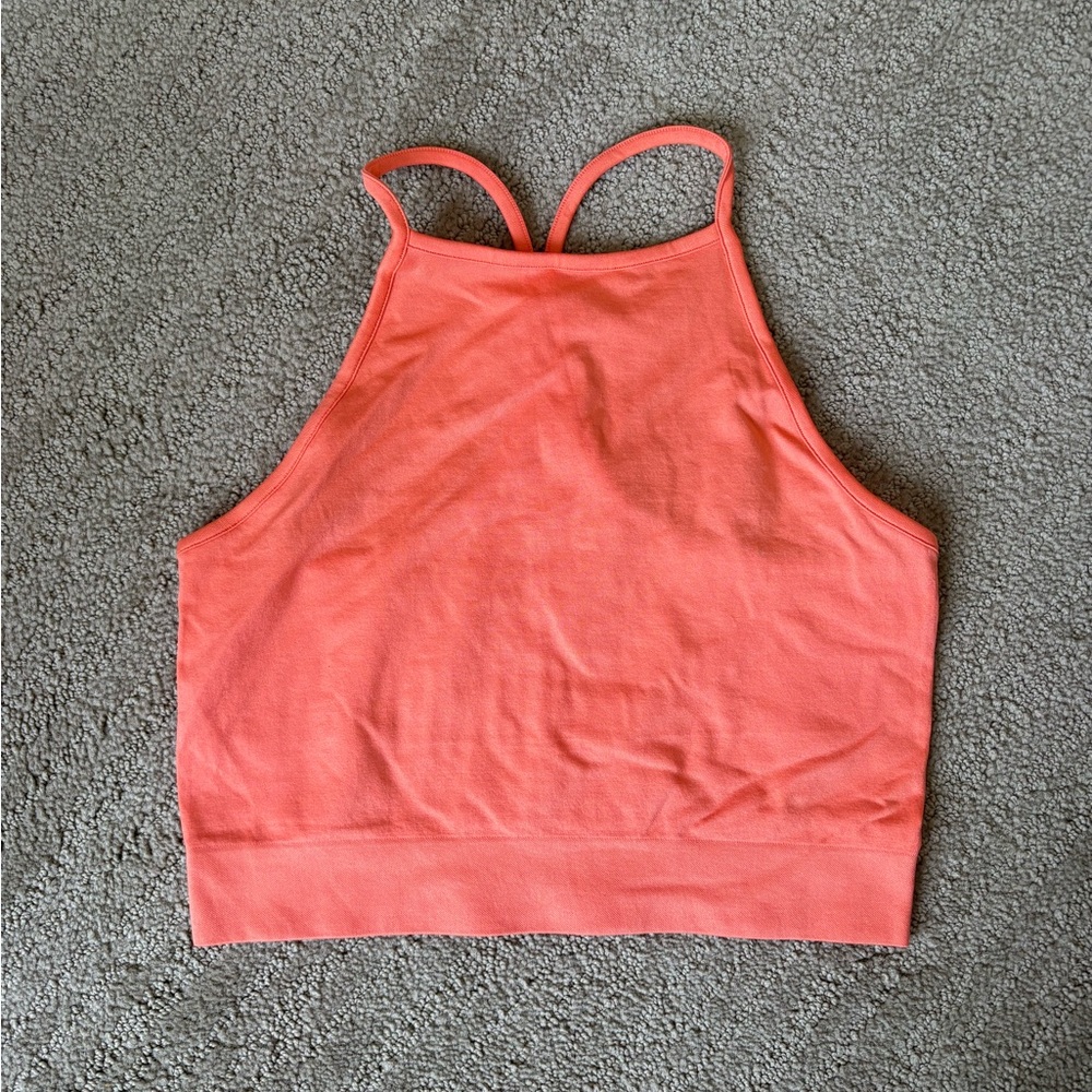 Fabletics Vibrant Coral Sports Bra